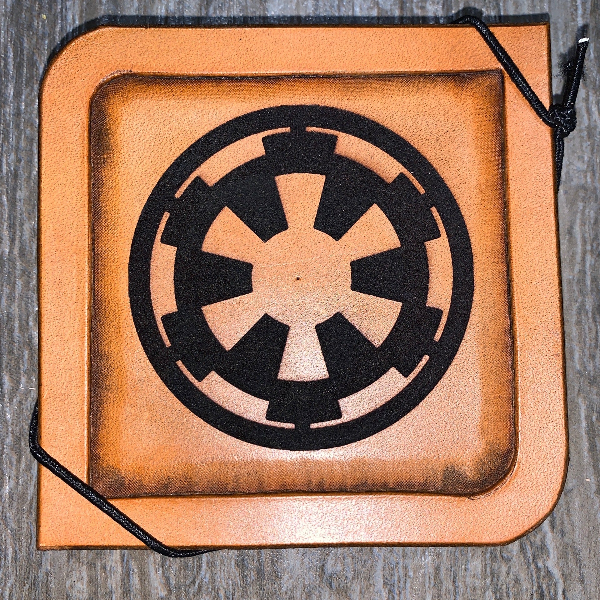 DE - Star Wars engraved leather coasters