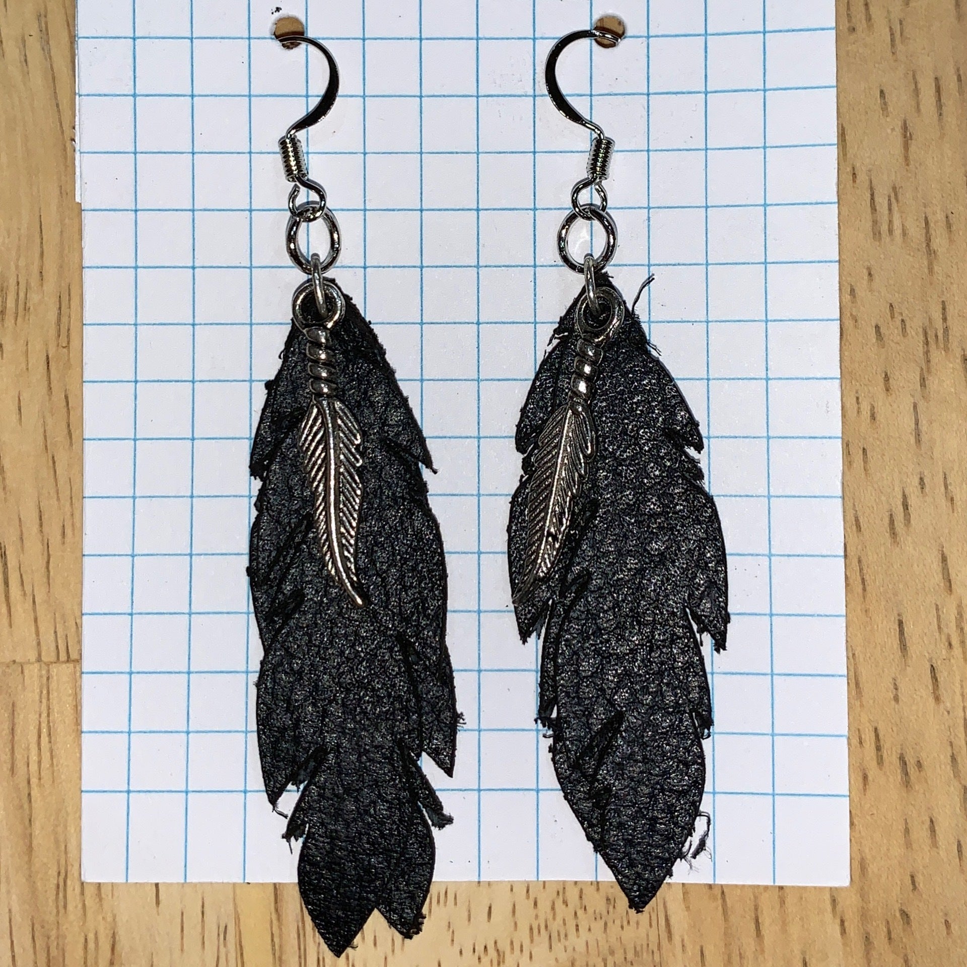 Amazon.com: Gold Feather Metal Dangle Earrings : Handmade Products